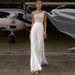 Elegant One-Shoulder Wedding Dress With Sheer Cape – High Waist Mermaid Gown For Brides, Evening Banquet & Party (Sizes 2-16)_ecoleips.com