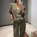 2025 Fall/Winter New European And American Cross-Border Best-Selling Casual Sports Suit Cardigan Top Women's_ecoleips.com