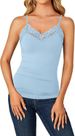 2026 European And American Cross-Border Foreign Trade Summer Women's Lace V-Neck Adjustable Thin Strap Camisole_ecoleips.com