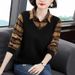A Fake Two-Piece Long-Sleeved T-Shirt Designed As A Women's Undergarment; Suitable For Autumn Wear In Larger Sizes, Feat_ecoleips.com
