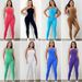 Women's Clothing Tie Dye Yoga Jumpsuit With Beautiful Back One Piece Jumpsuit Yoga Suit_ecoleips.com