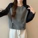 European And American Style Color-blocked Round-neck Sweatshirt Without A Hood For Women, Autumn Versatile Korean_ecoleips.com