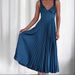Women's Clothing New Suspenders Pleated Women's Suspenders Elegant Sexy Banquet Backless Dress_ecoleips.com