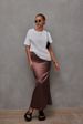 Women's Clothing Women's Spring Summer Imitation Silk Satin Midi Skirt Style Fishtail Bodycon Skirt For Formal & Casual For Women_ecoleips.com