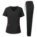 Women’s Clothing Washing Clothes Short Sleeved Trousers For Pet Oral Brushing Clothes Washing Clothes Suit Breathable Thin Doctor Work Clothes_ecoleips.com