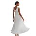 2026 European And American Cross-border Independent Site Holiday Elegant Party Unique Chiffon Cowl Neck Dress New_ecoleips.com
