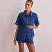 European American Style 2025 Summer New Cross-border Foreign Trade Washed Vintage Solid Color Short-sleeve Shirt And_ecoleips.com