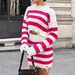 Women’s Cropped Knit Sweater – Edgy Distressed Hem & Off-Shoulder Design For Stylish Layering_ecoleips.com