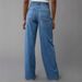 European And American Style Narrow Straight-leg Women, Summer Thin High-waisted Loose-fitting Drapey Floor-length_ecoleips.com