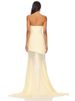 Mozision Off-shoulder Strapless Sexy Maxi Dress Women Gown Fashion Elegant Mesh Sleeveless Backless Bodycon Club Party Dresses_ecoleips.com