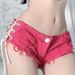 Women's Clothing Jeans Denim Shorts Hot Pants Low Waist Sexy Nightclub Clothing_ecoleips.com