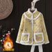 girl Internet Celebrity Northeastern Large Jacket Retro Button Ethnic Style Half-Zip Thick Slim Fit Mom Small Floral Cotton_ecoleips.com