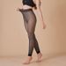 Women's Clothing Women's Fleece Lined Sheer Cropped Leggings Plus Size One Piece Pants Thickened Warm Faux Sheer Style For Autumn And Winter_ecoleips.com