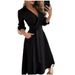 2026 Hot-Selling Spring Summer Fashion Short Sleeve V-Neck Printed Bodycon Dress For Women_ecoleips.com