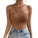 Cross-border European And American Women's Fashion 2026 Spring-summer New Slim-fit Sexy Hollow-out Waffle Ultra-short_ecoleips.com