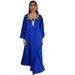 Women's Satin Robe Dress Female Fashion Gold Wire Diamond Waist Abaya_ecoleips.com