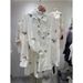 Women's Clothing Spring And Summer New Fashion Butterfly Embroidery Long Sleeved Shirt Elastic Shorts Fairy Fairy Two Piece Suit Women_ecoleips.com