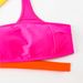European American Style One Shoulder Color Block Bikini Set High Waisted Swimsuit Sexy Hollow out Two Piece Summer Vacation Swimwear_ecoleips.com