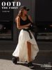 Pure Cotton Skirt Europe, America 2026 Spring And Summer New Women's Street Fashion Irregular Bud Design Skirt_ecoleips.com