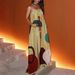Women's Clothing Spring And Summer New Fashion Printed Sleeveless Dress Pocket Holiday Long Dress_ecoleips.com