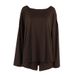 European And American Autumn New White Knitted Loose Wearable Women's Pajama Set Cross-Border Wholesale Homewear_ecoleips.com