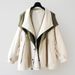 Waist-cinched Mid-length Trench Coat, 2026 New Korean Style Women's Spring And Autumn Casual Trendy Workwear Jacket_ecoleips.com