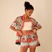 Tropical Print Women's Lounge Set Short Sleeve Button-Up Shirt Elastic Waist Shorts 18 Color Options S-5XL_ecoleips.com
