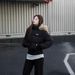 Winter Short Fur Collar Hooded Cotton Clothes Close Waist And Look Thin, High-end Black Big Fur Collar Parker Jacket_ecoleips.com