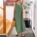 New Summer Cross-Border Solid Color Cotton-Linen Sleeveless Dress, Casual Loose Fit, Slimming Tank Long Dress For Women_ecoleips.com