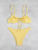 Women's Clothing Solid Color Bikini Swimsuit Sexy Lace Swimsuit High Grade Bikini_ecoleips.com