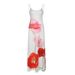2025 Summer Beach Vacation Flower Printed Exclusive Strap Sleeveless Bareback Slimming A-line Hoodie Short Skirt_ecoleips.com