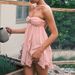 2025 New Halter Floral Print Sexy Dress Elegant Sleeveless Summer Mini Dress Women Party Irregular Ruffle Backless Holiday Dress_ecoleips.com