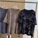 Women's Clothing Large Size 2 300 Catties Fat Mm Spring And Summer Heavy Hot Diamond Full Body Bear Design Age Reducing Loose Short Sleeved T Shirt _ecoleips.com