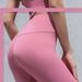 Women's Clothing Peach Hip Slim Fit Lulu Yoga Pants High Waist Hip Lifting Seamless Nude Quick Drying Pants Sports Fitness Running Yoga Pants_ecoleips.com