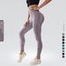 Women's Clothing Seamless High Waist Slim Fit Peach Hip Lifting Abdominal Yoga Fitness Wear Outer Wear Slimming Quick-drying Sports Tight Pants_ecoleips.com