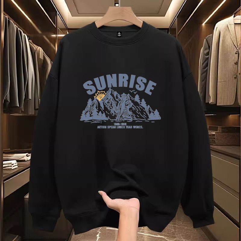 FW25 Matching Couple Cotton Crew Neck Sweatshirt - His & Hers_ecoleips.com