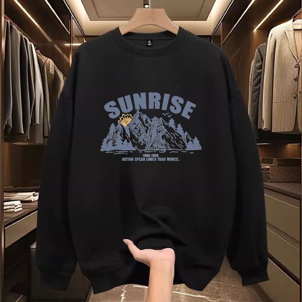 FW25 Matching Couple Cotton Crew Neck Sweatshirt - His & Hers_ecoleips.com