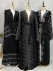 Hot Selling Ramadan Rhinestone Cardigan Islamic Dresses With Pockets Kebaya Muslim Kimono Abaya Dubai Modest Clothing Women Red_ecoleips.com