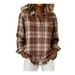 Aria Basics Aria Basics 2025 Cross-Border European And American Floral Print Casual Loose Long-Sleeve Women's Shirt_ecoleips.com