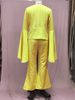 Elegant Women's Spring Blazer & Flared Pants Set – High Waist, Flowy Hem, Chic Office & Casual Outfit_ecoleips.com