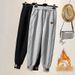 Retro Cotton Fleece Tracksuit Set – Half-Zip Stand Collar Hoodie + Relaxed Harem Pants (S-3XL, Winter Cozy Outfit)_ecoleips.com