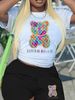 Summer Women's Casual And Fashionable Lover Bear Print Loose T-shirt+shorts Two-piece Sportswear Suitable For Daily Wear-89_ecoleips.com