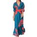 2026 Spring New Women's Clothing: Cross-Border European And American Dress, Fashionable Slim-Waisted Printed Tie-Waist_ecoleips.com