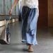 Women's Artistic Retro Wide Leg Jeans Drawstring Casual Loose Fit Long Pants 2025 Cross Border Fashion_ecoleips.com