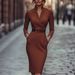 Shein Elegant Spring And Autumn Long Sleeve Pocket Dress Without A Belt_ecoleips.com