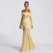 European And American Autumn Hollow Lace Patchwork Off-Shoulder Sleeve Bodycon Long Dress Women's Evening_ecoleips.com