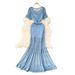 Korean Style Women's Hollow Out Crochet Cardigan Dress Short Sleeved Knit Camisole Base Dress For Vacation Gentle And Feminine_ecoleips.com