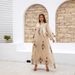 Women's Sequin Embroidered Evening Gown for 2024 Cross Border Independent Foreign Trade Muslim Fashion_ecoleips.com
