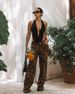 Women's Clothing Halter Neck Vest Music Festival Hot Girl Elastic Lace Black Suspenders_ecoleips.com