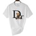 Women's Versatile Bear Print T-Shirt Casual Polyester Summer Top For All Seasons_ecoleips.com